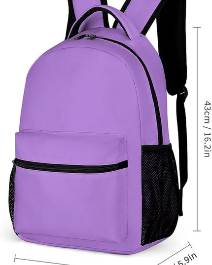 Fashion Lavender Backpack Lightweight Large Capacity Laptop Daybag for Travel Work