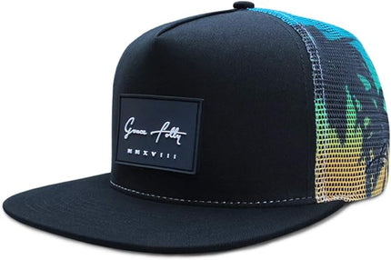 Grace Folly Trucker Hat for Men & Women. Snapback Mesh Caps