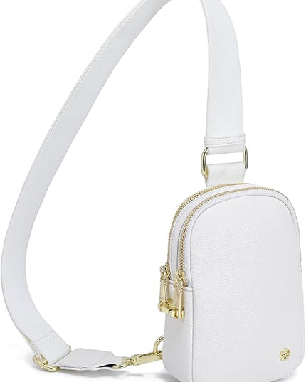 INICAT Small Anti Theft Crossbody Bags Women Valentine's Day Gifts, Vegan Leather Sling Cross Body Purse Travel Essentials