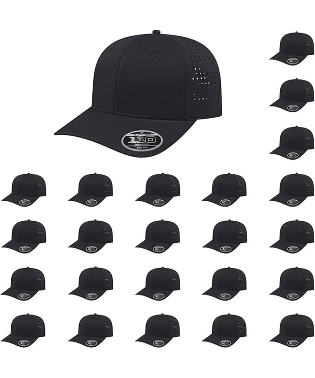 Cap America i8533 Flexfit 110 Perforated Performance Snapback Mid Profile 6-Panel Cap w/UV Guard & Adjustable Snapback