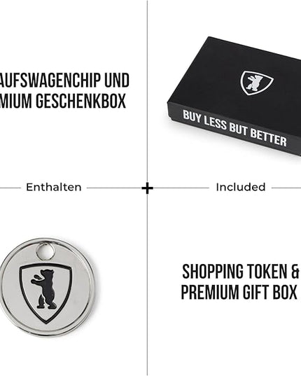 BERLINER BAGS Vintage Genuine Leather Wallet Margo, RFID Blocking Credit Card Holder, Slim Womens Wallet, Zip Around Wallet for 13 Cards and ID window, Bills, Coins - Dark Grey