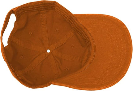 Glory Max 100% Cotton Baseball Cap Classic Plain Low Profile Golf Dad Hat Buckle Adjustable