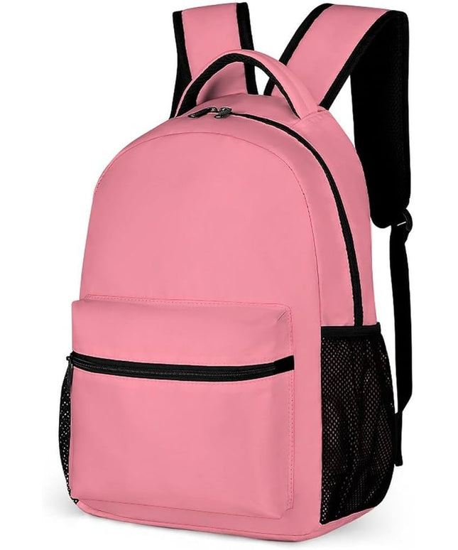 Fashion Salmon Backpack Lightweight Large Capacity Laptop Daybag for Travel Work