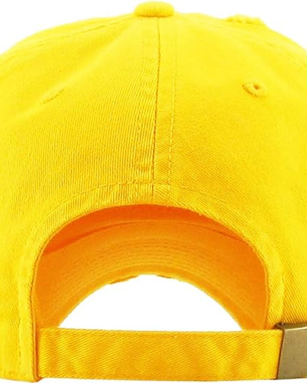 KBETHOS Vintage Washed Distressed Cotton Dad Hat Baseball Cap Adjustable Polo Trucker Unisex Style Headwear