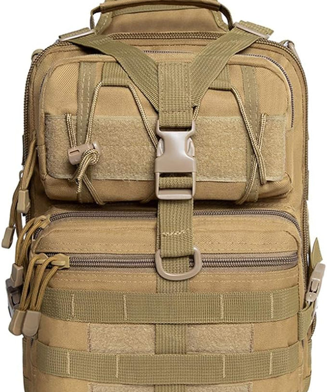 hopopower Tactical Sling Bag, Sport Bag Military Rover Shoulder Backpack EDC Assault Range Bag, Chest Pack Handbag Waterproof