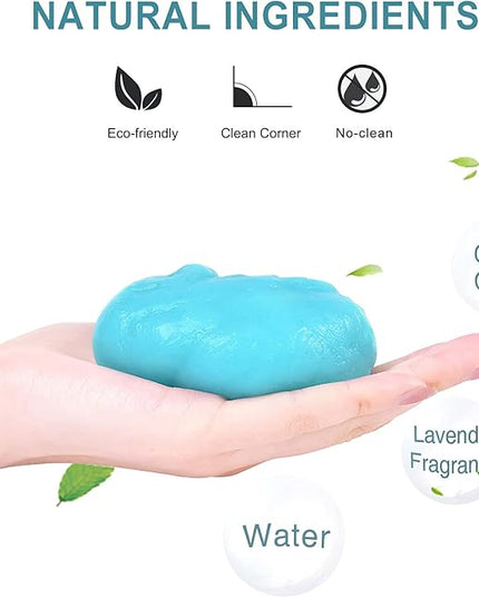 Cleaning Gel for Car Detailing Putty Car Vent Cleaner Goo Cleaning Putty Gel Auto Detailing Tools Car Interior Cleaner Dust Cleaning Mud for Cars Dust Cleaner Slime Keyboard Cleaner Gel (1Pack)