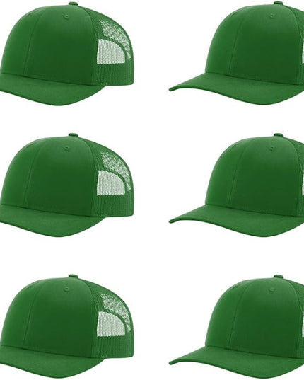 Richardson 112 Classic Six-Panel Adjustable Snapback Trucker Cap | Bulk Packs Available