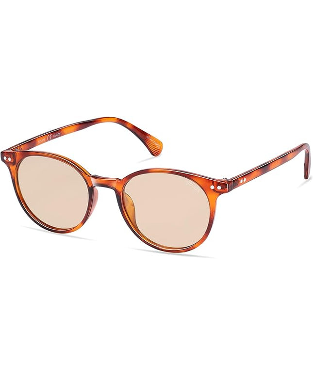 SOJOS Small Round Classic Polarized Sunglasses for Women Men Vintage Style UV400 Lens MAY SJ2113