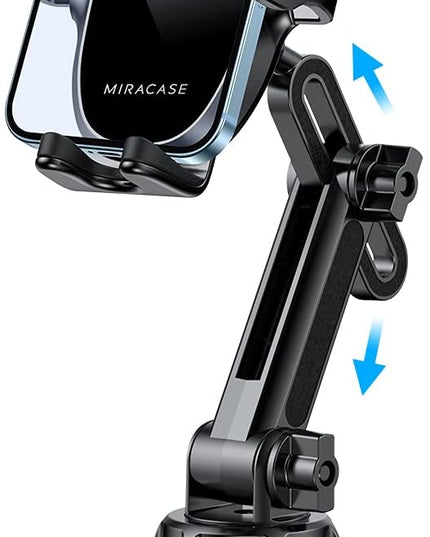 Miracase [Upgraded Version Cup Phone Holder for Car, Universal Adjustable Long Neck Car Phone Mount Cradle Friendly Compatible with iPhone Samsung Google and All 4.0-7.0 inches Smartphones