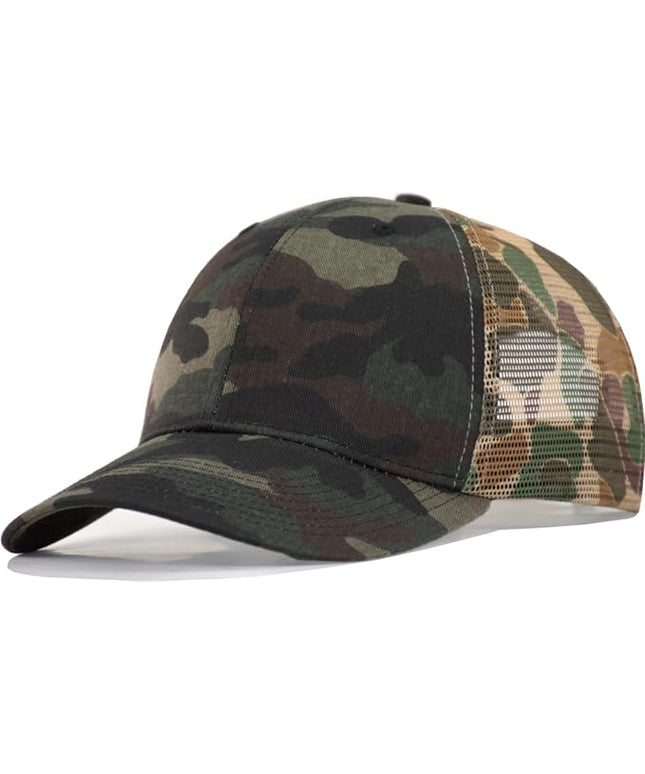 TSSGBL M, L, XL, XXL Snapback Trucker Hats Baseball Caps Adjustable Blank Mesh Back Ball Caps for Men Women