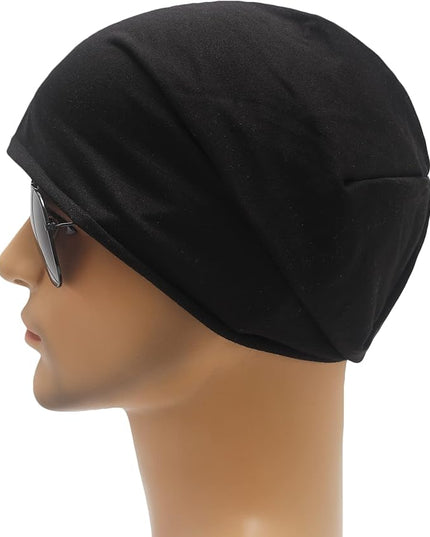 ZLYC Cotton Thin Slouchy Beanie Hat for Men Women Fashion Soft Stretch Knit Skull Cap