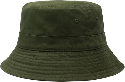Hot Summer Bucket Hat - Trendy Cotton Sun Hat for Beach, Golf, Fishing - Fun Outdoor Vacation Boonie for Men and Women