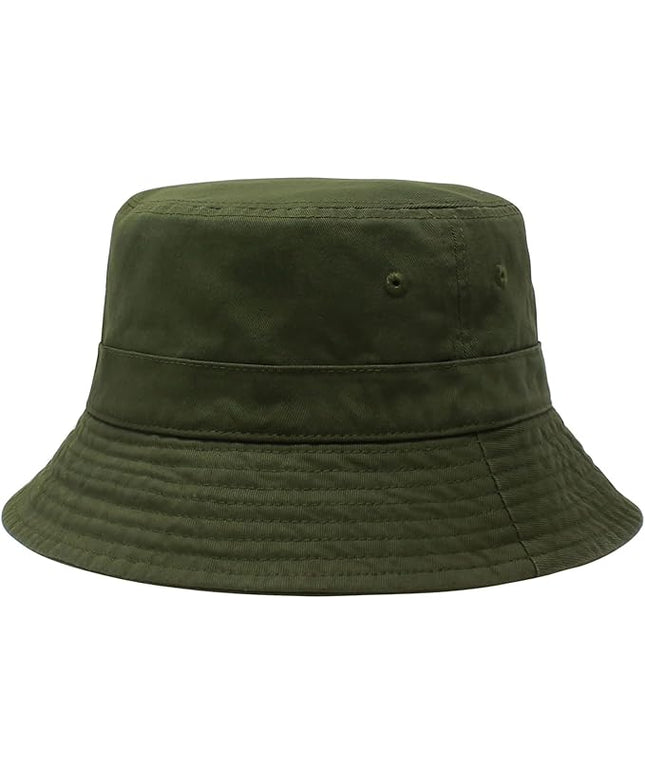 Hot Summer Bucket Hat - Trendy Cotton Sun Hat for Beach, Golf, Fishing - Fun Outdoor Vacation Boonie for Men and Women
