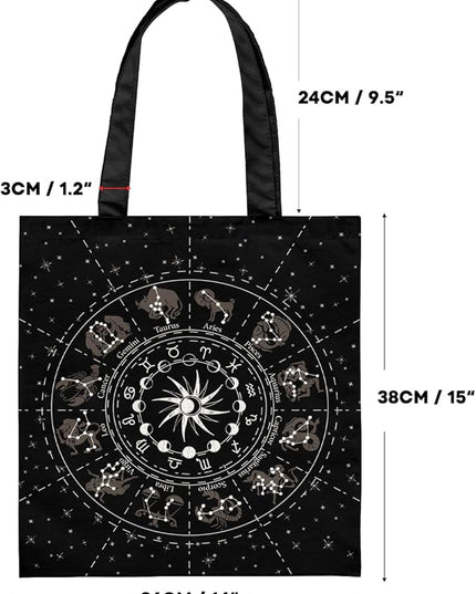 Horaldaily Canvas Tote Bag,Reusable Shoulder Tote Bag for Women Lady Casual Vacation, Shopping, Work, Gym