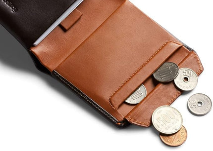 Bellroy Coin Wallet (Slim Coin Wallet, Bifold Leather Design, Holds 4-8 Cards, Magnetic Closure Coin Pouch)
