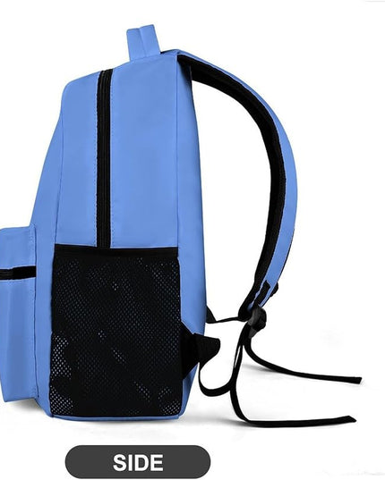 Fashion Cornflower Blue Backpack Lightweight Large Capacity Laptop Daybag for Travel Work