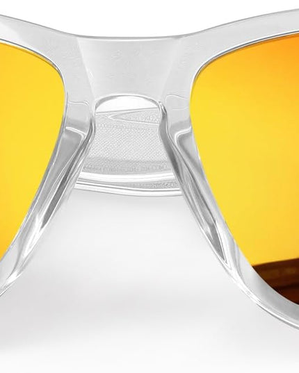 DANAMY Sunglasses Womens Polarized Sunglasses for Women Trendy Designer Mirrored UV400 Protection Sun Glasses