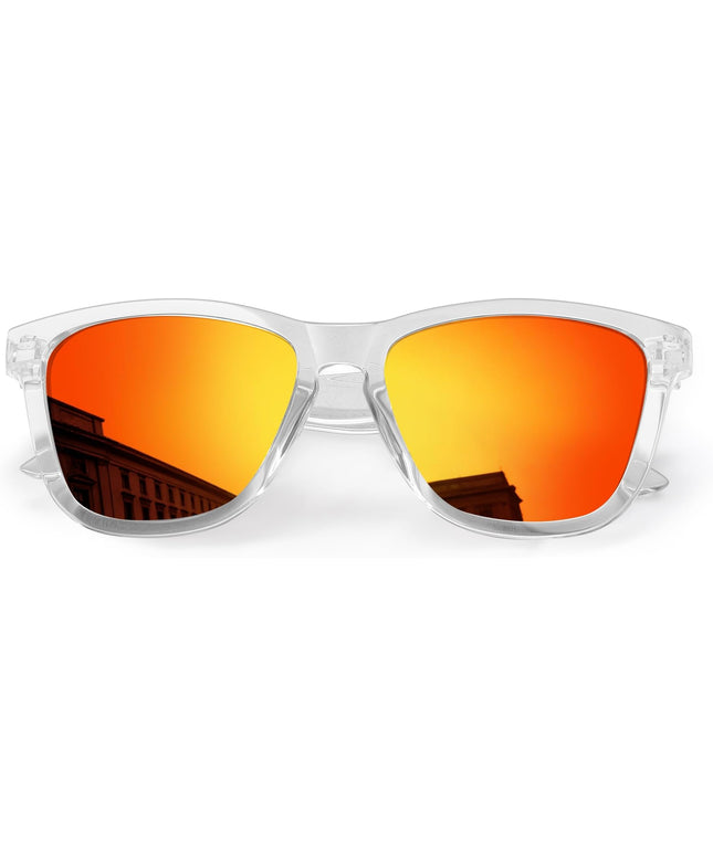 DANAMY Sunglasses Womens Polarized Sunglasses for Women Trendy Designer Mirrored UV400 Protection Sun Glasses