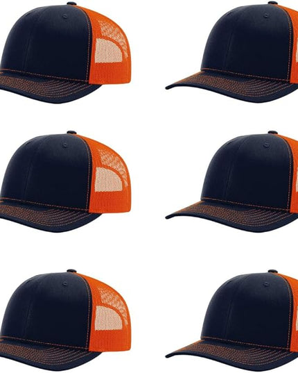 Richardson 112 Classic Six-Panel Adjustable Snapback Trucker Cap | Bulk Packs Available