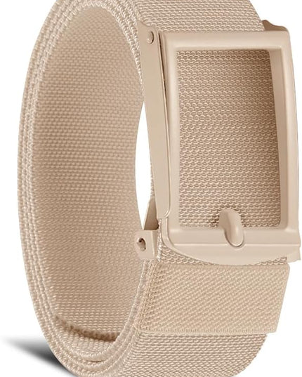 DOOPAI Stretch Canvas Belt for Men, Adjustable Elastic Holeless Web Belt for Casual, Golf, and Work, with Bottle Opener