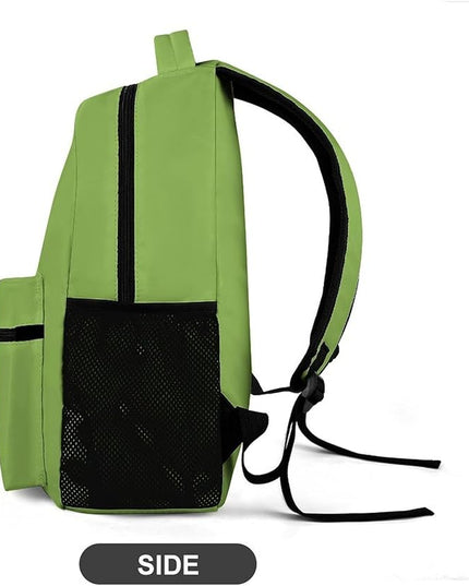 Fashion Greenery Backpack Lightweight Large Capacity Laptop Daybag for Travel Work