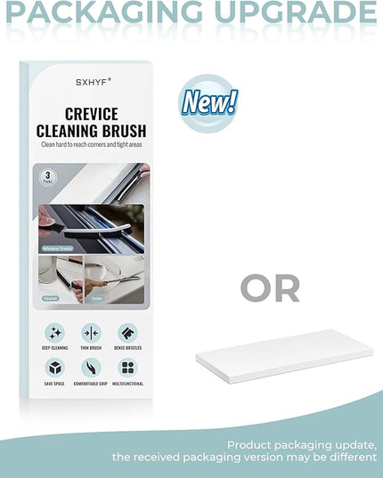SXhyf Crevice Cleaning Brush - Grout Scrub Brush, House Cleaning Supplies, Gap Cleaning Tools, Home Essentials, Gifts for Women Men, Hard Bristle Crevice Cleaner Brush for Household Use, Bathroom