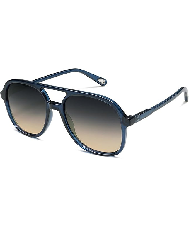SOJOS Retro Polarized Aviator Sunglasses Womens Mens Classic 70s 80s Vintage Trendy Square Aviators SJ2174