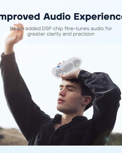 Tribit XSound Go Bluetooth Speaker with 16W Loud Sound & Rich Bass, 24H Playtime, IPX7 Waterproof, Wireless Stereo Pairing, USB-C, Portable Wireless Speaker for Home, Outdoors, Travel (Blue)