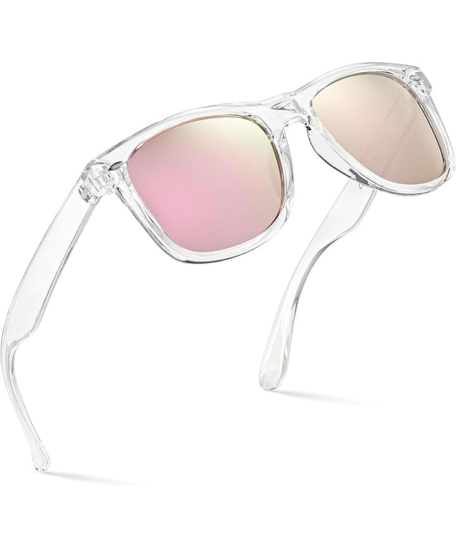 Retro Rewind Polarized Sunglasses for Men and Women - UV Protection Classic Sun Glasses