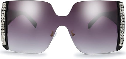 The Fresh Women's Oversized Square Jackie O Cat Eye Hybrid Butterfly Fashion Sunglasses - Exquisite Packaging