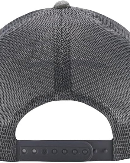 Mesh Snapback Hat (M/L/XL/XXL) - Blank Structured Men's Trucker Hats-Baseball Caps - Adjustable Ball Cap