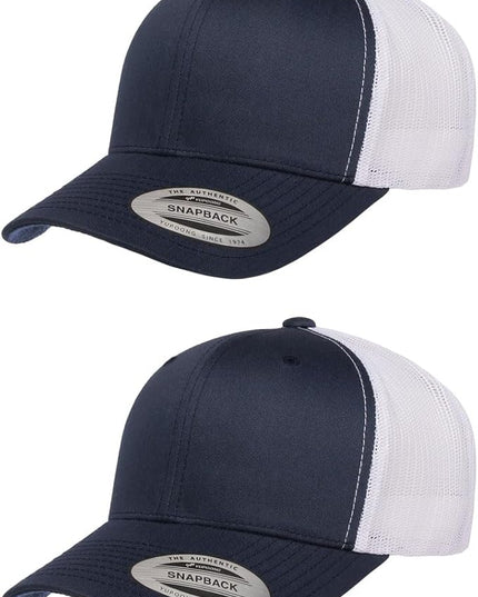 Yupoong Classic Premium Mesh 6 Panel Retro Trucker Cap | Mid Profile Snapback | OSFA | Bulk Pack Available