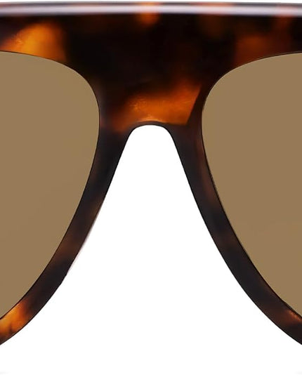 SOJOS Trendy Oversized Polarized Aviator Sunglasses Womens Men Retro Vintage 70s Style UV Protection Sun Glasses SJ2390