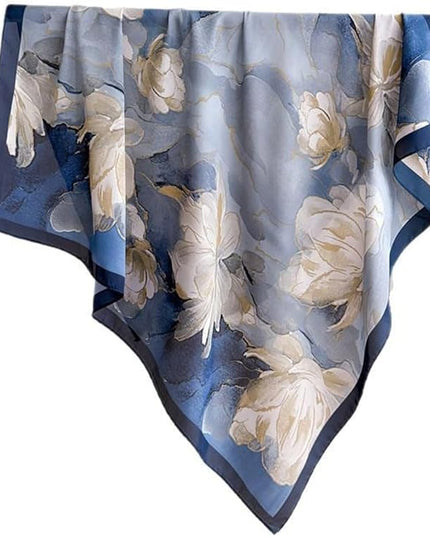 Headscarf Large Square Scarf 35" Fashion Scarves Silk Feeling Hair Wrapping Scarfs Hairscarf BA16
