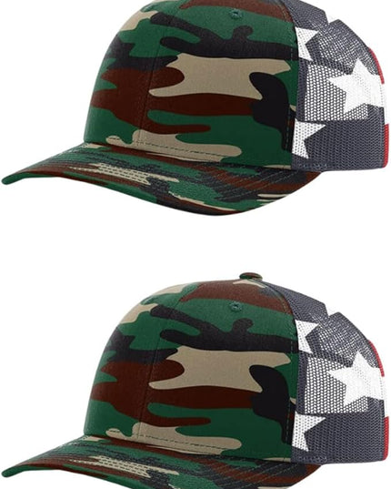 Richardson 112 Classic Six-Panel Adjustable Snapback Trucker Cap | Bulk Packs Available