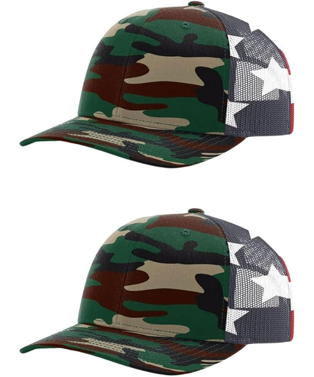 Richardson 112 Classic Six-Panel Adjustable Snapback Trucker Cap | Bulk Packs Available