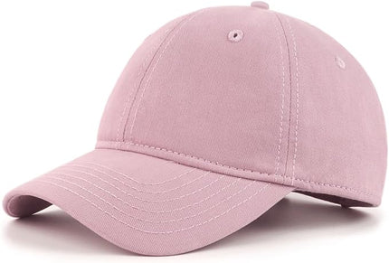 Zylioo XL XXL Oversize Baseball Cap, 100% Cotton Adjustable Dad Hat for Big Heads 23.5"-25.5", Soft Crown Large Size Cap