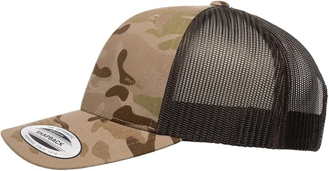 Mrlahat 6606 Yupoong Classics Retro Trucker Cap with Black Bandana