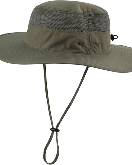 Home Prefer UPF 50+ Men's Sun Hat Wide Brim Bucket Hat UV Protection Hat for Mens Womens Beach Safari Gardening Golf Fishing