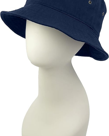 Utmost Bucket Hat 100% Cotton & Denim Lightweight Packable Outdoor Summer Beach Fishing Sun Hat