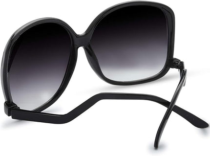 The Fresh Women's Oversized Square Jackie O Cat Eye Hybrid Butterfly Fashion Sunglasses - Exquisite Packaging