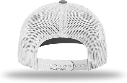 Richardson 112 Trucker Hat - Premium Adjustable Snapback Hat - Structured Six Panel Richardson Blank Caps