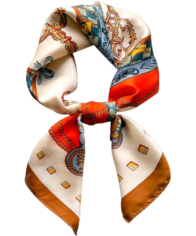 Dailyacc Hair Bandanas Scarf For Women Lightweight Fashion Neck Silk Satin Head Scarves For Sleeping Handbags Scarf
