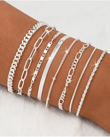 BERISO Gold Bracelets for Women, Elegant Adjustable 14K Gold Plated Bracelet for Women, Trendy Minimalist Dainty Gold Bracelet for Everyday Wear