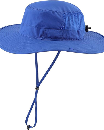 Connectyle Men's Sun Hat UPF 50+ Wide Brim Bucket Hats for Fishing Hiking Gardening Adjustable Boonie Hat Outdoor Safari Hats