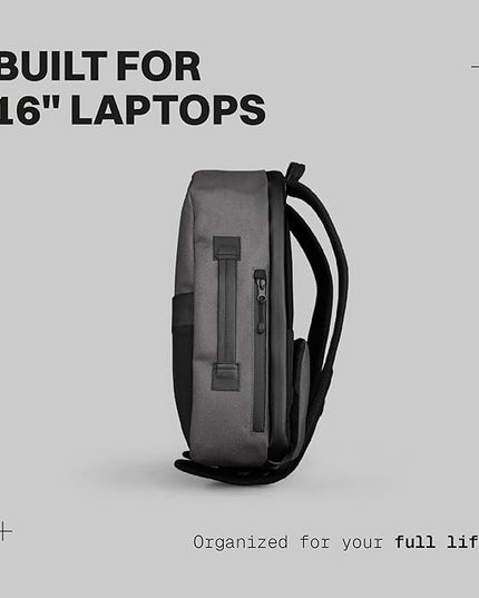 The Frenchie Co. - Super Light Ballistic Speed Backpack - Expandable Lightweight Design - Anti-Theft Magnetic Closure - Self-Adjusting Comfort Straps - Water-Resistant Ballistic Nylon