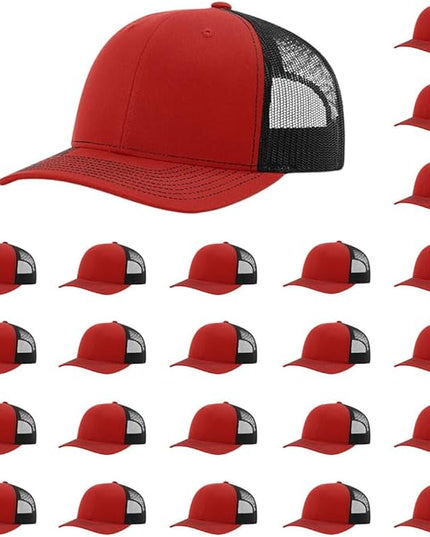 Richardson 112 Classic Six-Panel Adjustable Snapback Trucker Cap | Bulk Packs Available