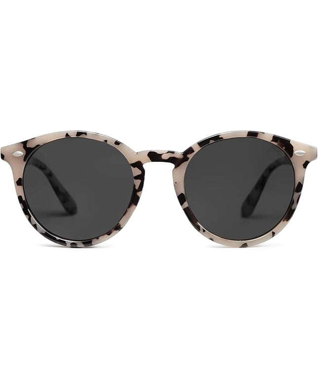 SOJOS Retro Round Polarized Sunglasses for Women Men Classic Vintage Sunnies SJ2069