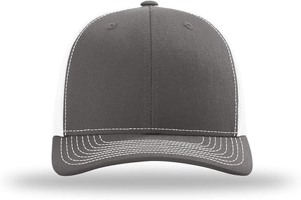 Richardson 112 Trucker Hat - Premium Adjustable Snapback Hat - Structured Six Panel Richardson Blank Caps