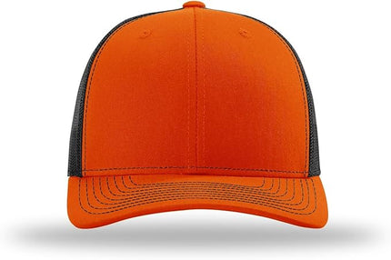 Richardson 112 Trucker Hat - Premium Adjustable Snapback Hat - Structured Six Panel Richardson Blank Caps